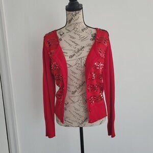 Red Long Sleeve Winter Sweater. 🌴